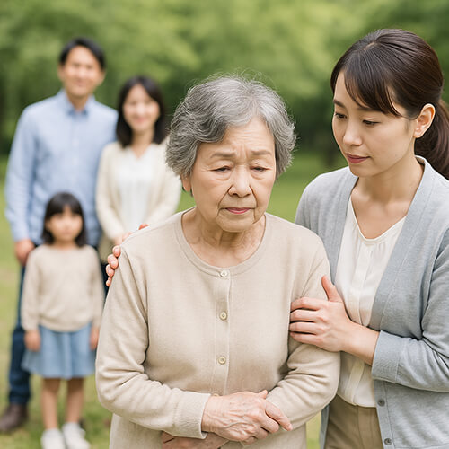 子供達に迷惑をかけたくない