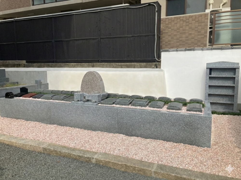 リーフログ千本中立売樹木葬墓苑の風景