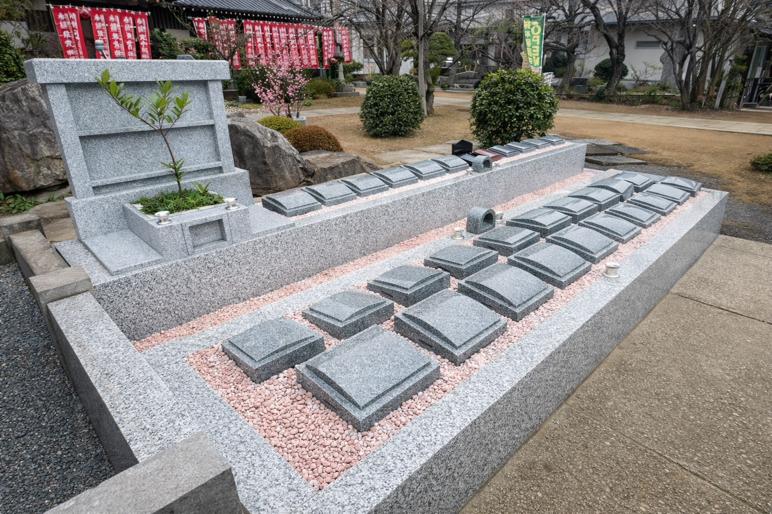 リーフログ溝の口樹木葬墓苑の風景